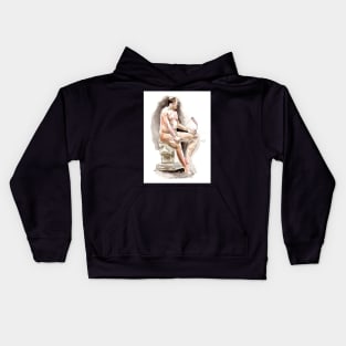 From life drawing Kids Hoodie